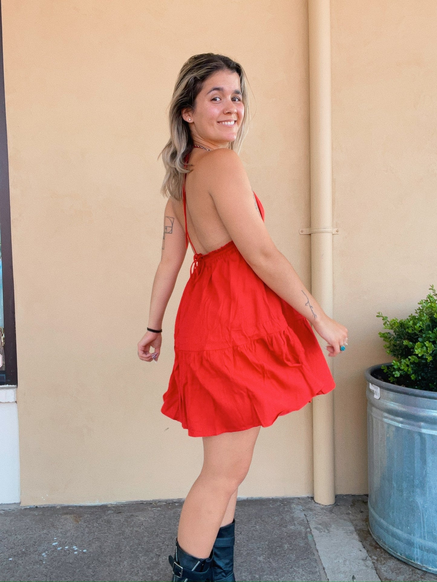 Linen Sun Dress