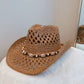 Seashell Cowgirl Hat-Tan