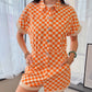 Checkered Romper