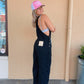 90s Retro Overall - Black