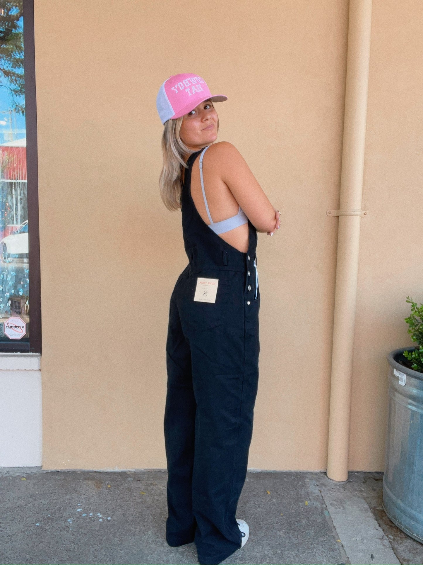 90s Retro Overall - Black