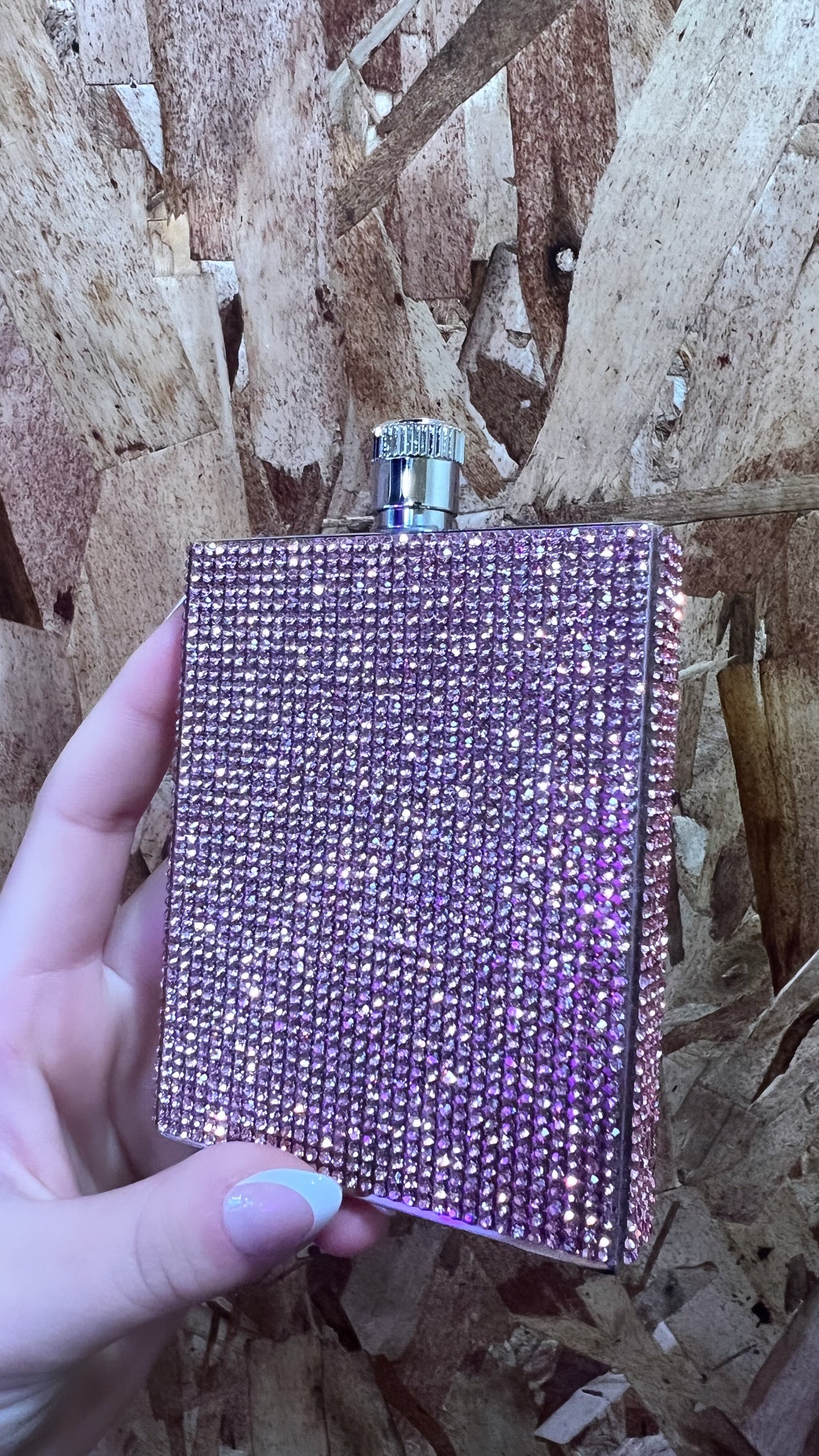 Rectangle Bling Flask