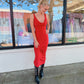 Red Maxi Dress