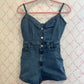 Cami Denim Romper