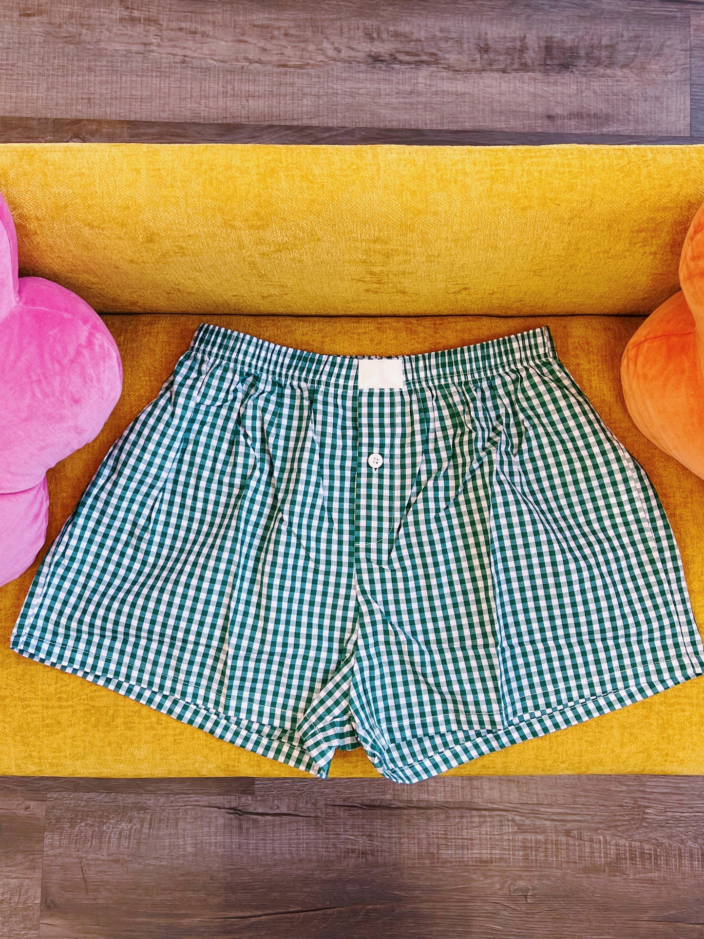 Gingham Boxer Shorts