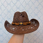 Brown Cowgirl Hat