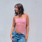 Kelly Lace Asymmetrical Top