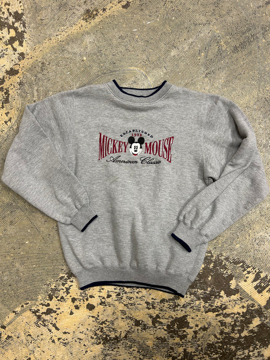 LL Mickey Crew Grey