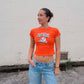Classic Orange University Baby Tee