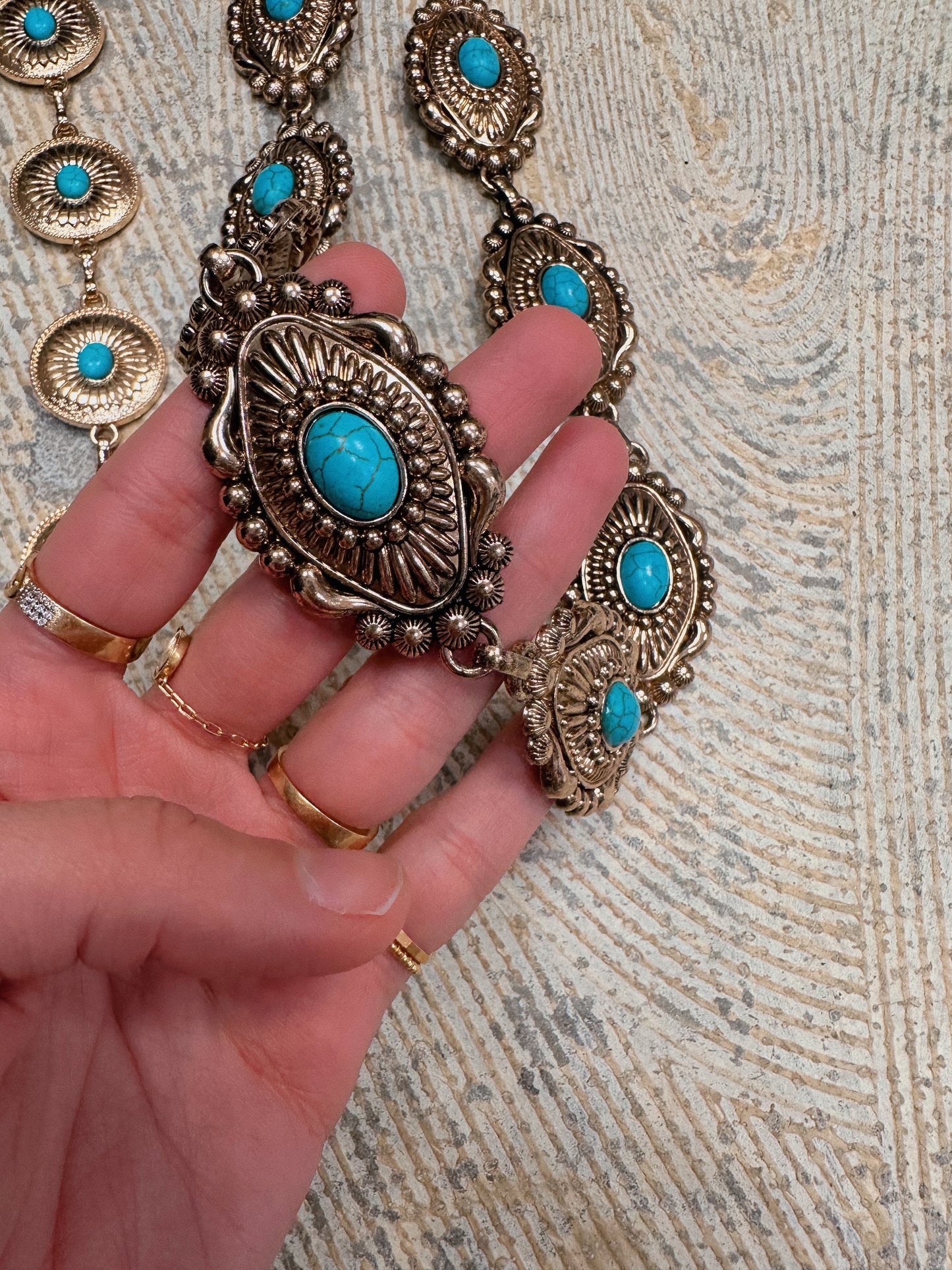 Gold Body Chain Round