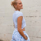 Blue Floral Shorts