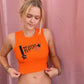 Orange OSU Cut Off Tank