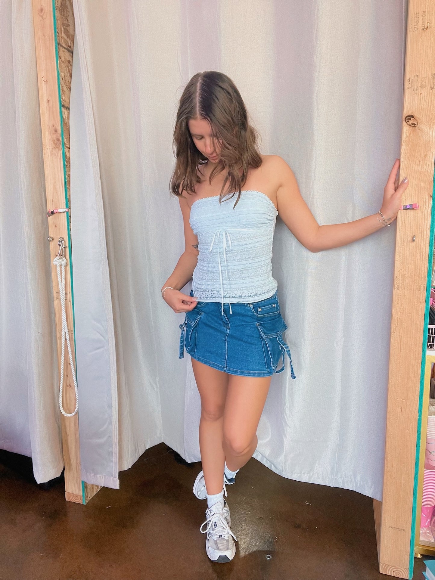 Megan Lace Tube Top