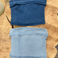 Denim Bandeau Top