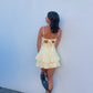 Butter Yellow Ruffle Dress