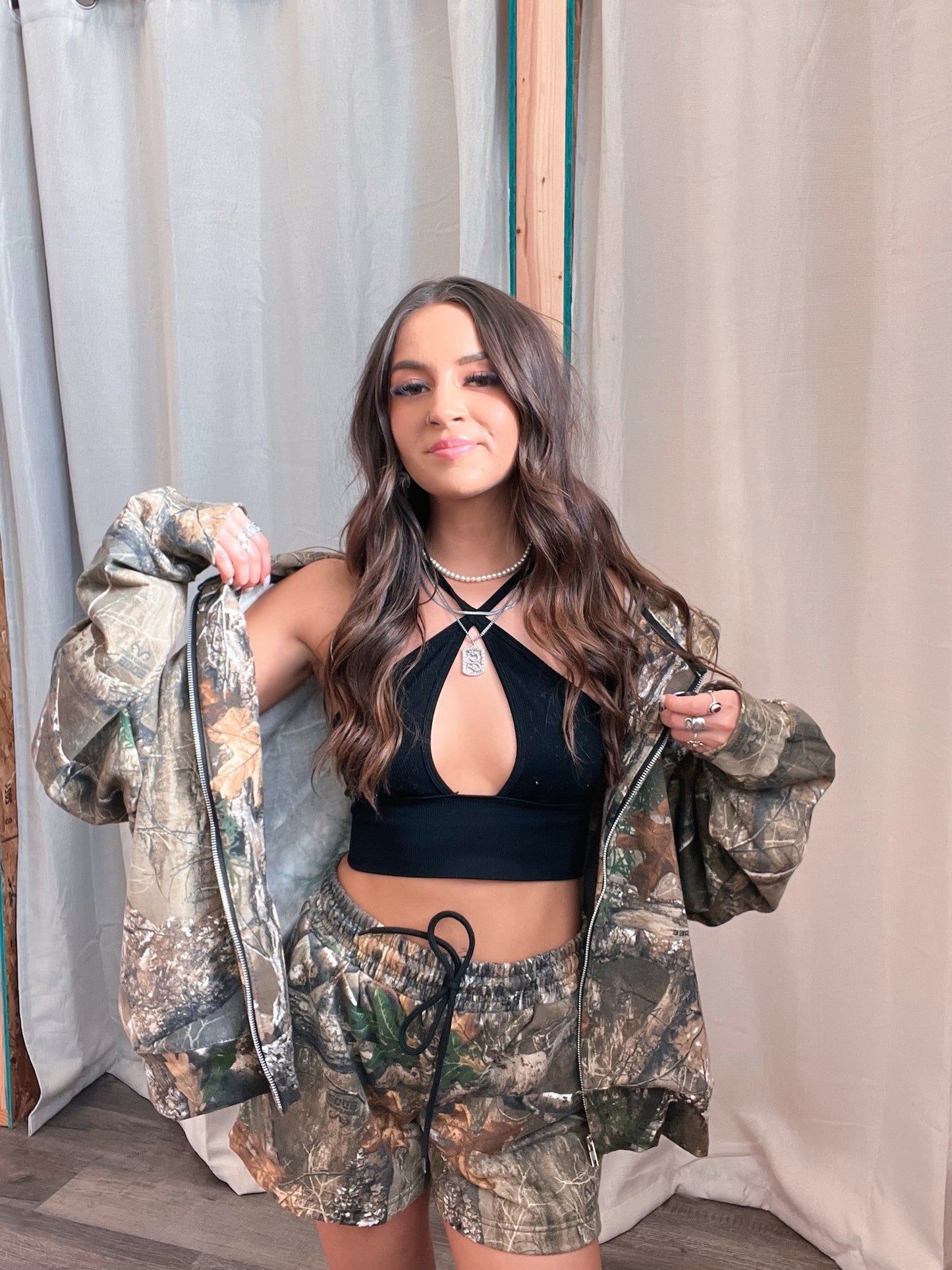 Camo Zip-Up