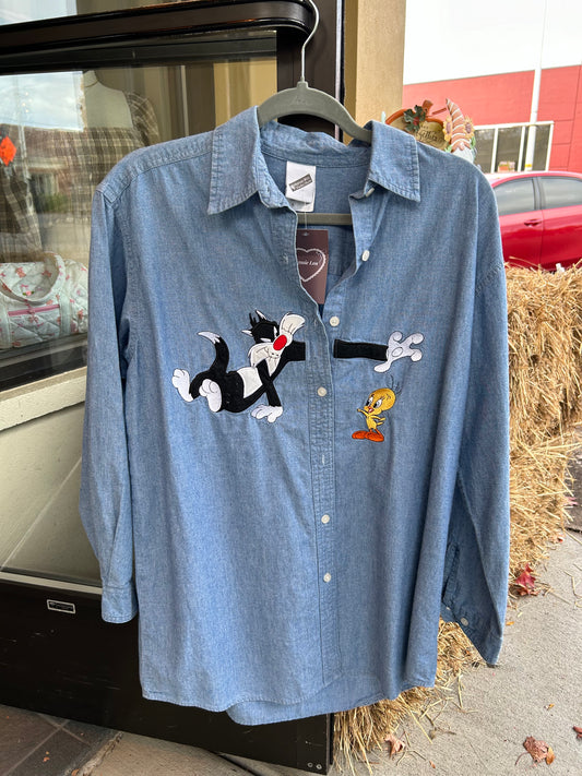 LL Warner Button Up