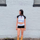 Black OSU Foldover Shorts
