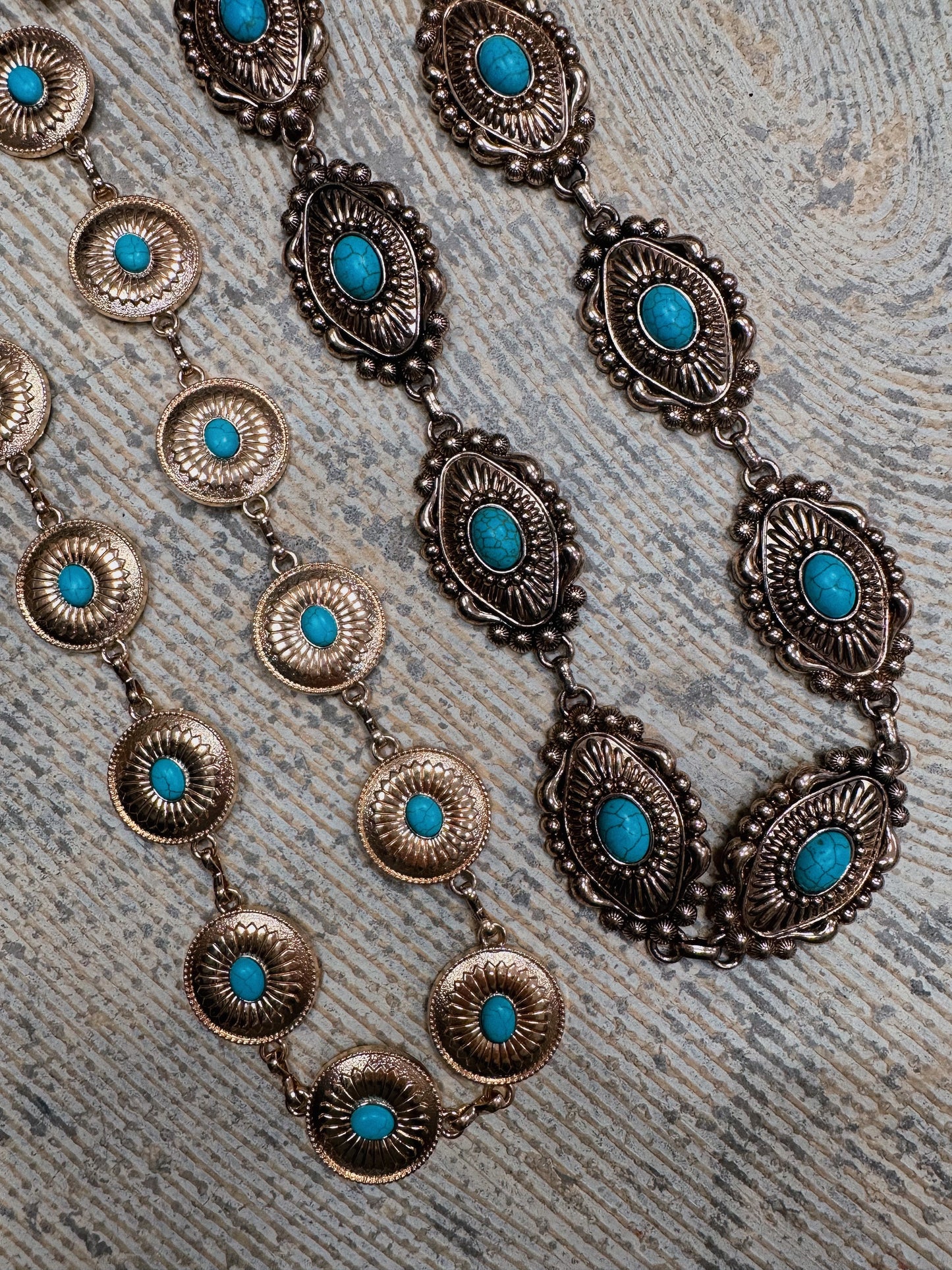 Gold Body Chain Round