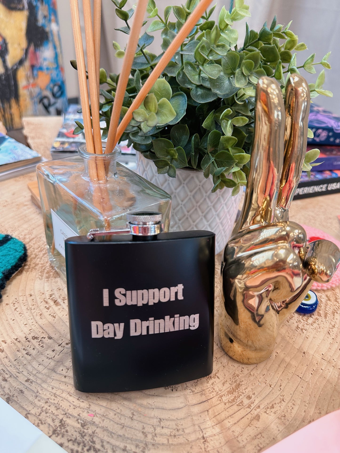 I Support Day Drinking Flask