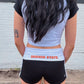 Black OSU Foldover Shorts