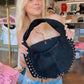 Studded Velvet Bag