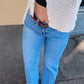 Longer Length Wide Leg Jeans