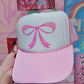 Bow Pink Trucker Hat