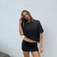 Asymmetric Sparkle Poncho