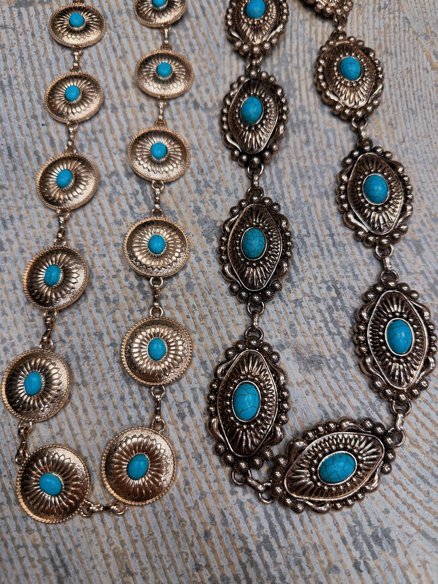Gold Body Chain Round