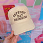 Support Day Drinking Trucker Hat: Tan/Brown