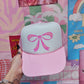 Bow Pink Trucker Hat