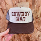 Cowboy Hat-Brown Trucker Hat