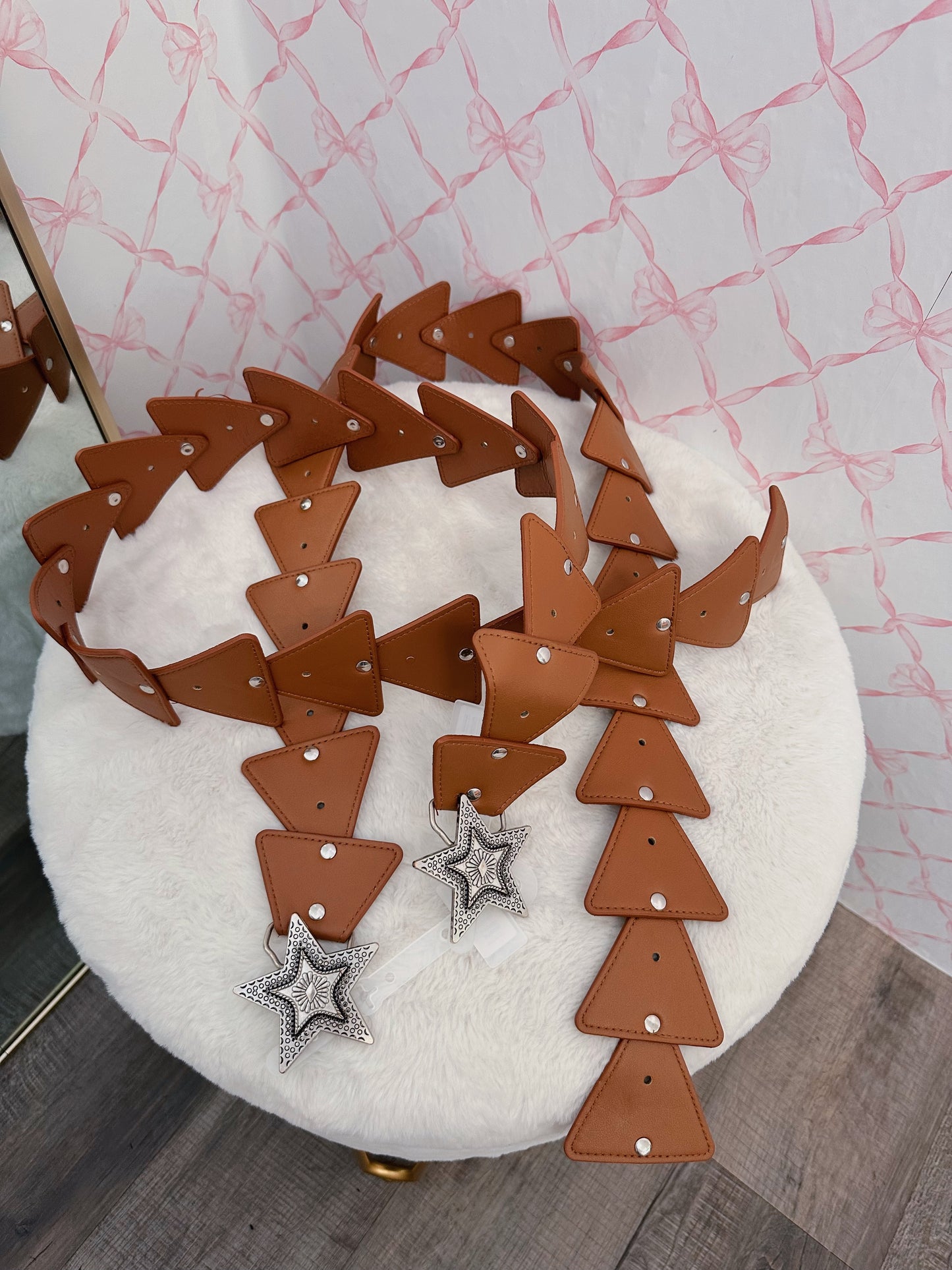 Star Brown Chunky Belt
