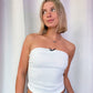 Strapless Bow Top