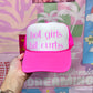 Hot Girls Hit Curbs Hot Pink Trucker Hat