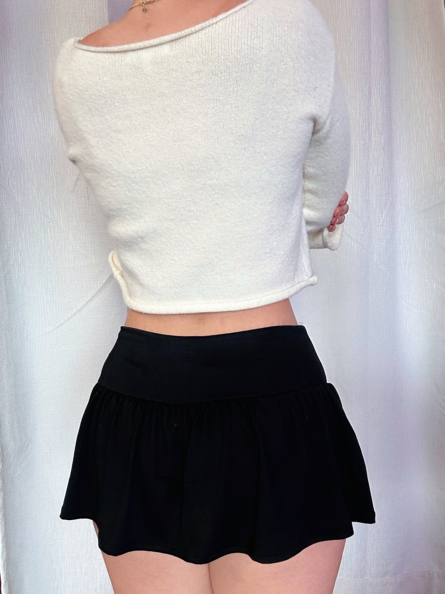 Pleated Mini Skort