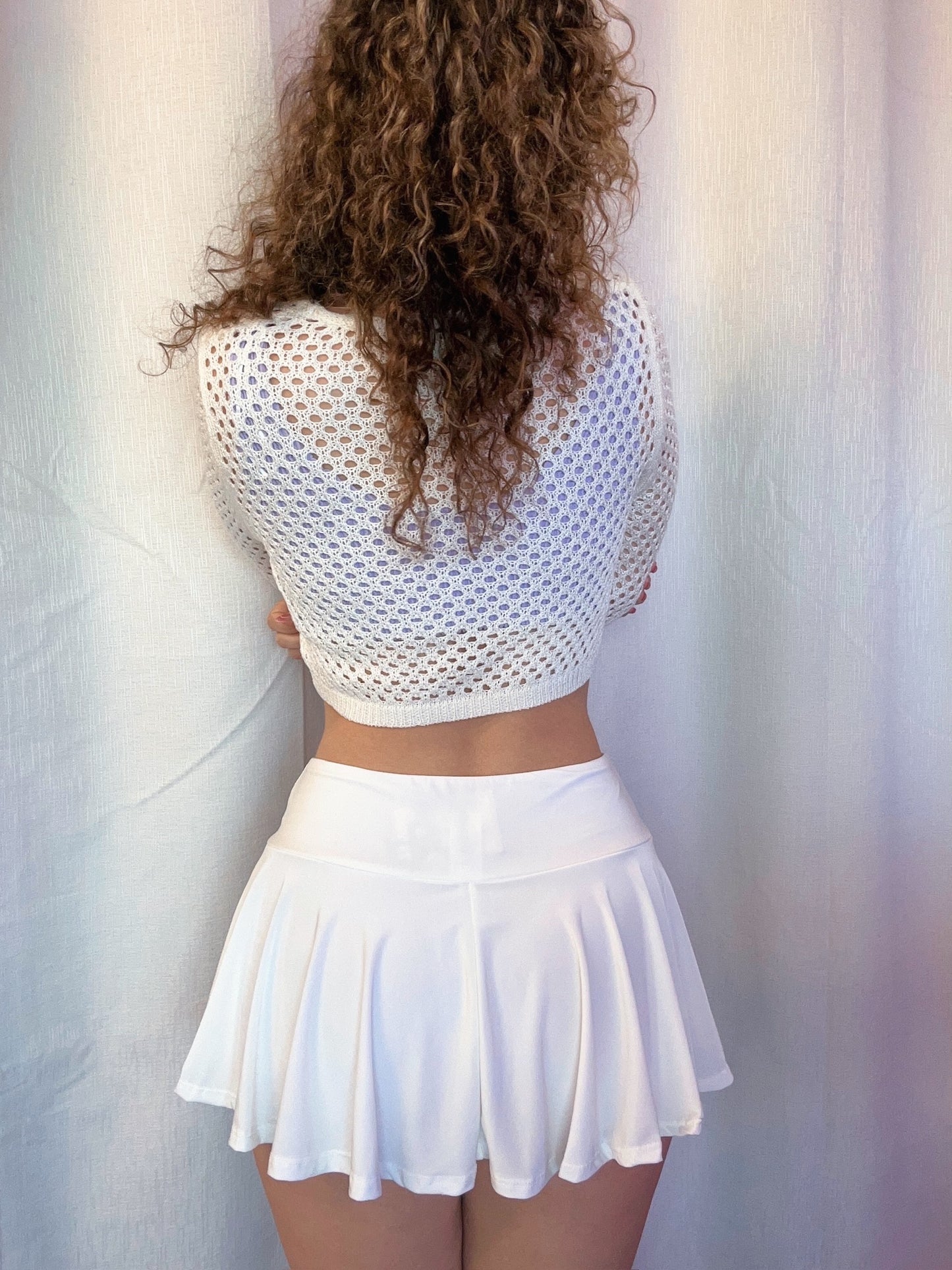 Pleated Mini Tennis Skirt