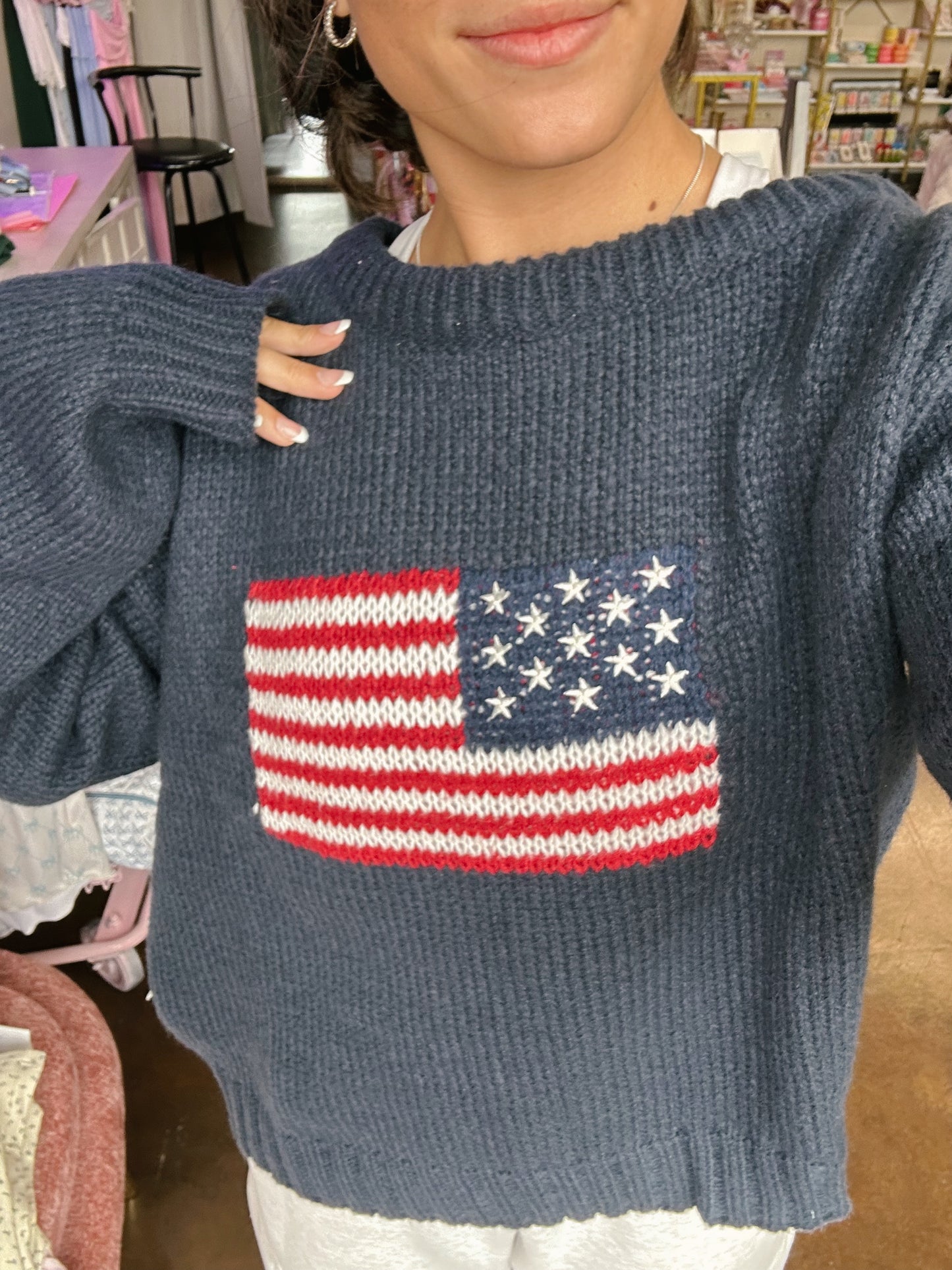 USA Knit Sweater