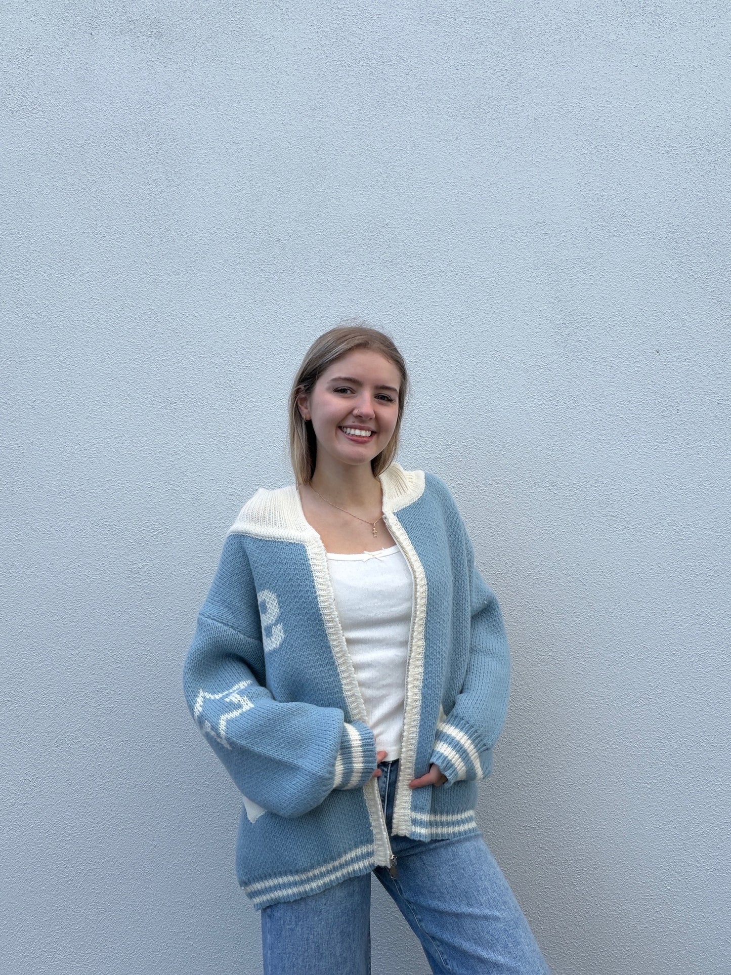 Misty Blue 97 Hoodie Sweater