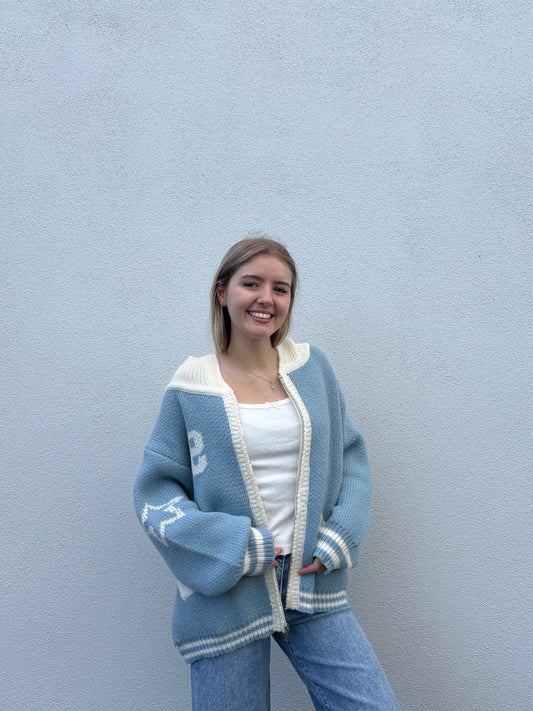 Misty Blue 97 Hoodie Sweater