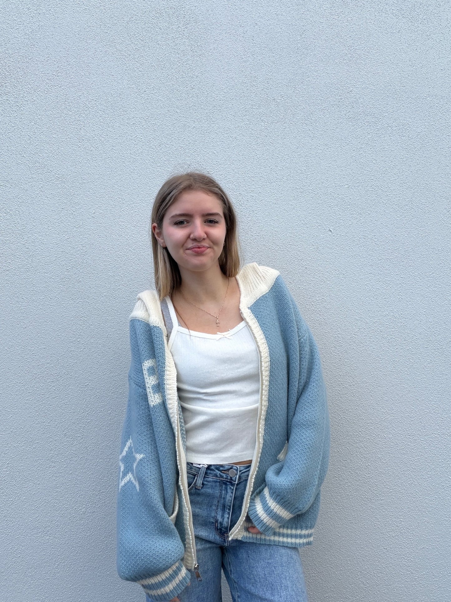Misty Blue 97 Hoodie Sweater