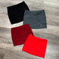 Mid Waisted Mini Skirt w/slit