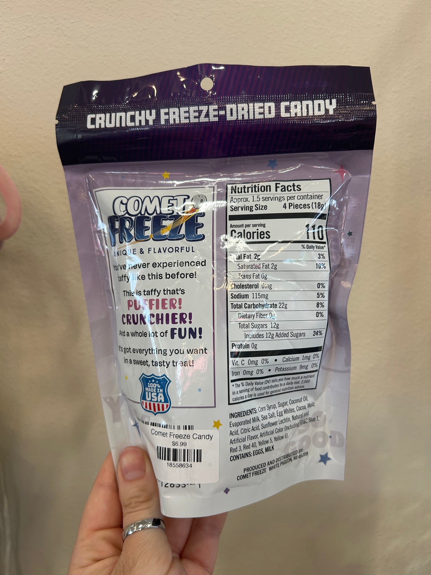 Comet Freeze Candy