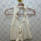 White Ruffle Halter Top