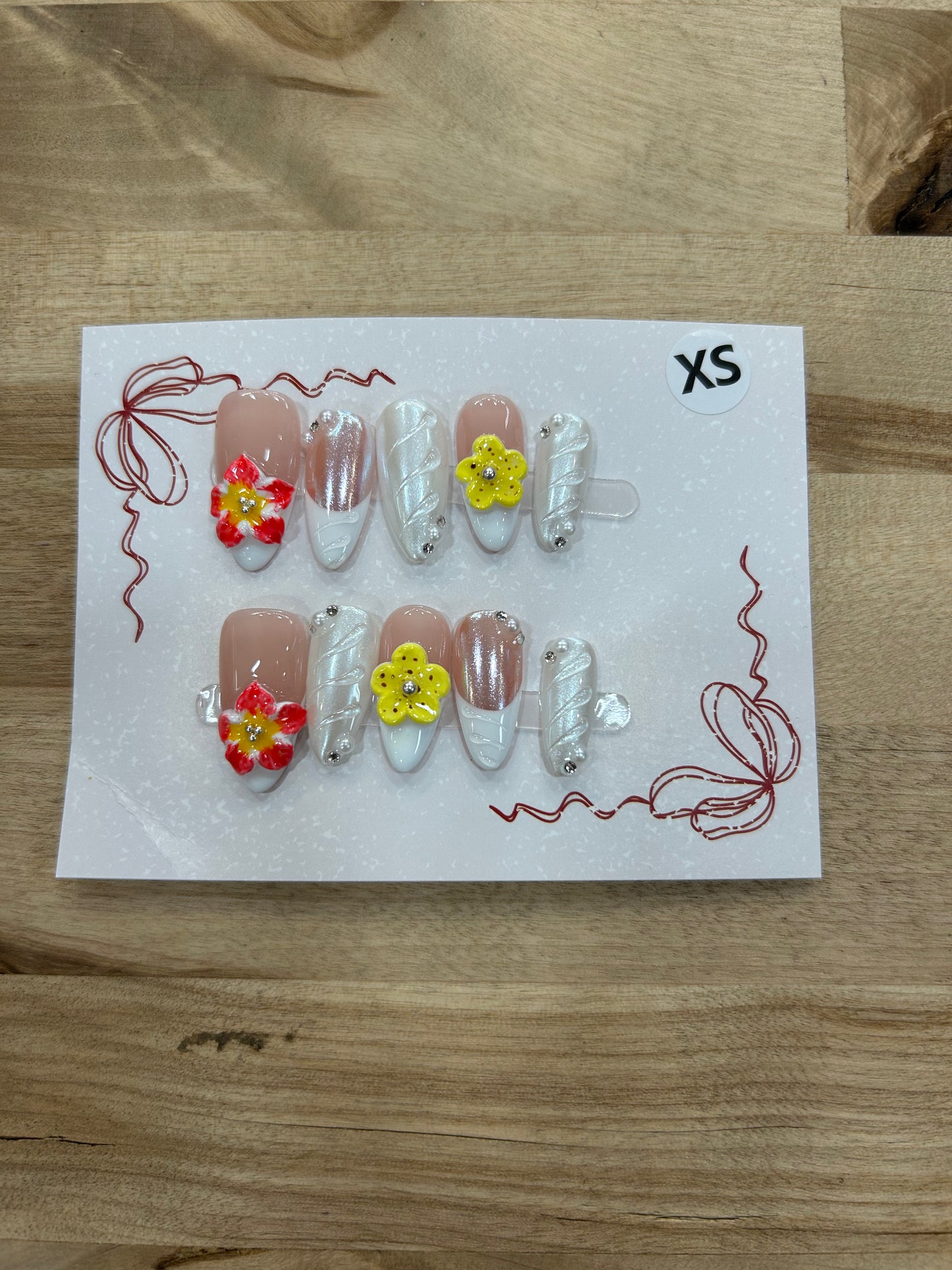 Wedding on the Beach Acrylic Nails