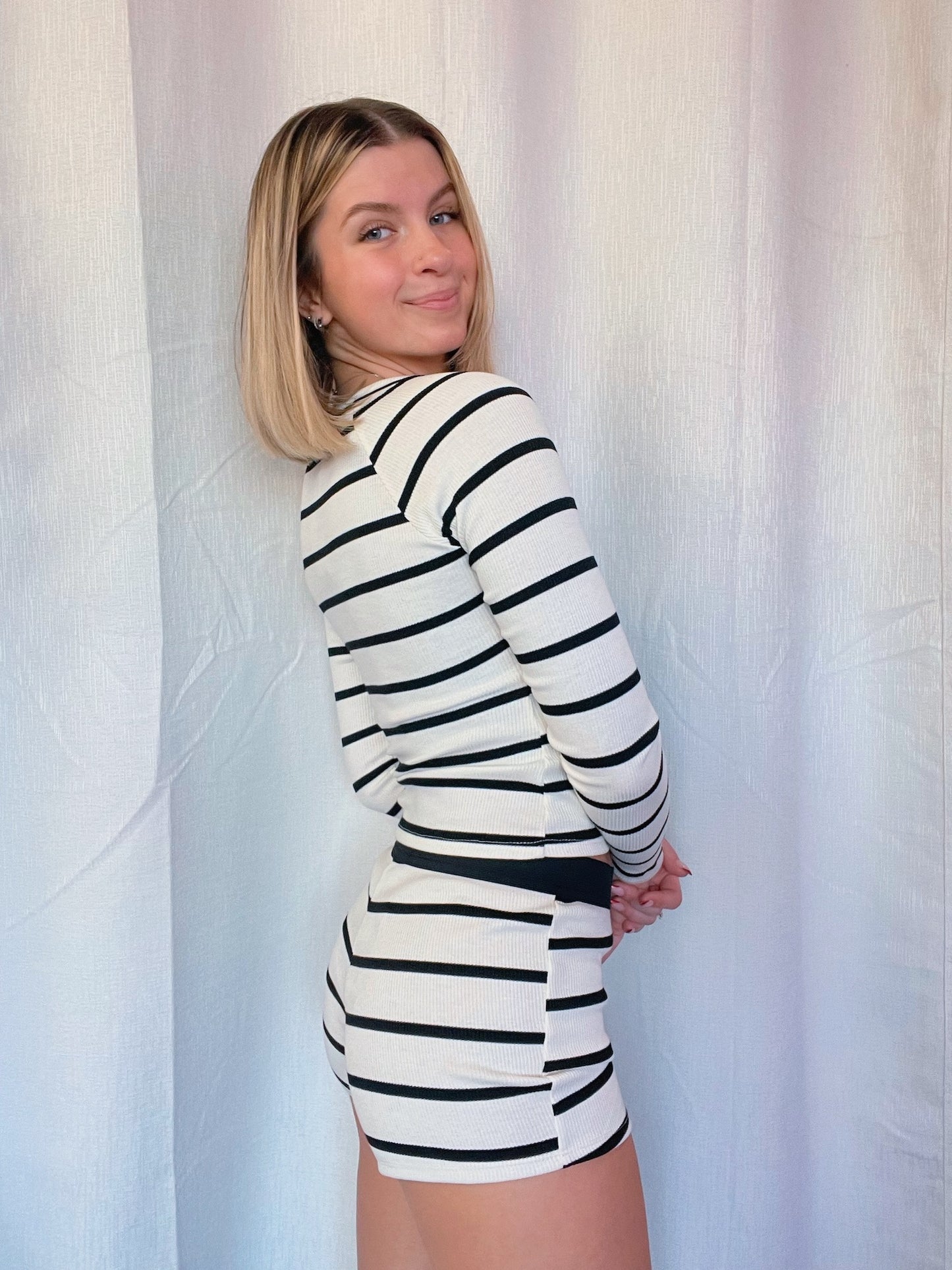 B&W Striped Long Sleeve