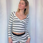 B&W Striped Shorts