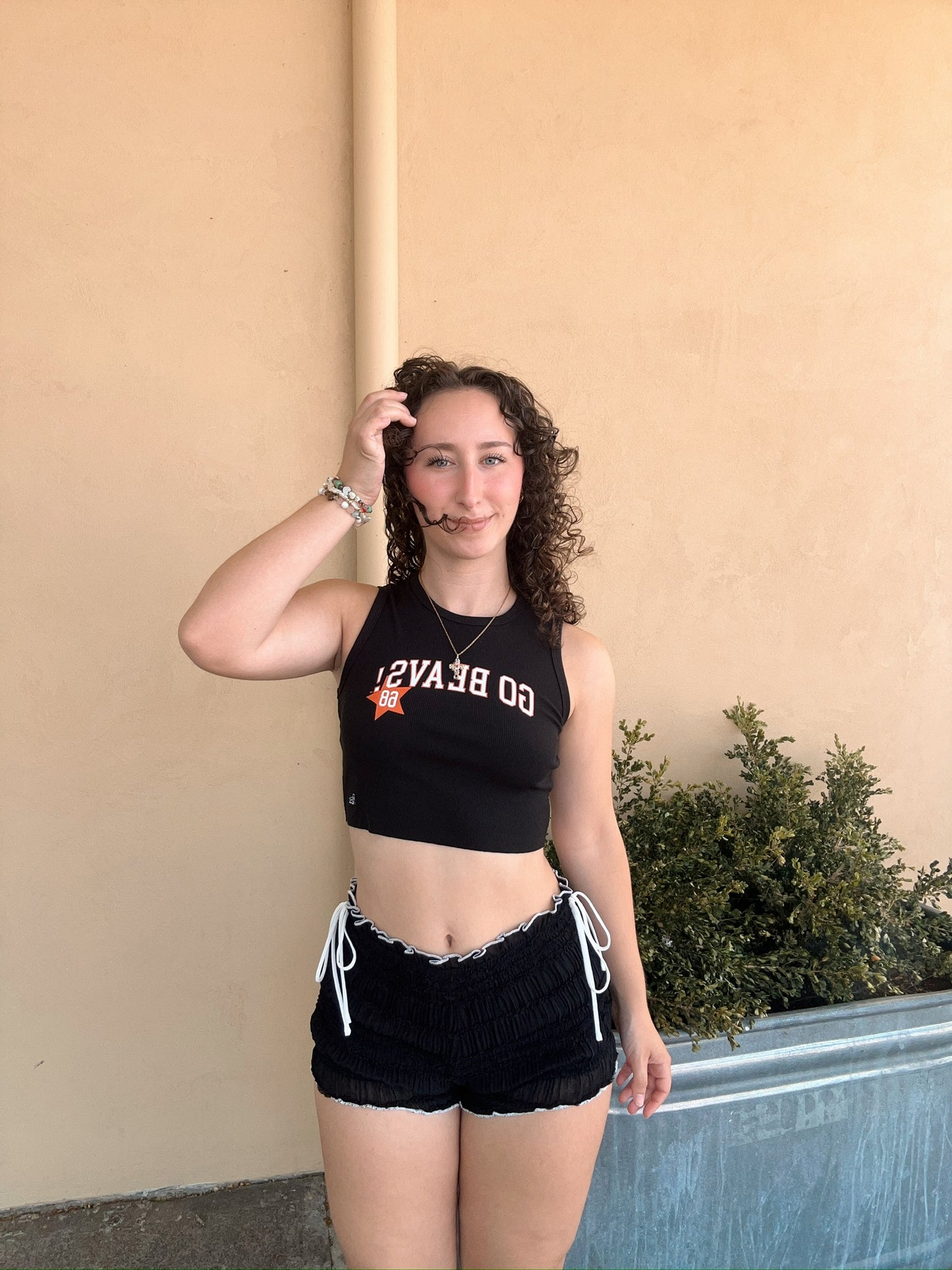 Black Cut Off Tank