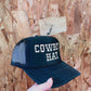 Black Cowboy Hat Trucker Hat